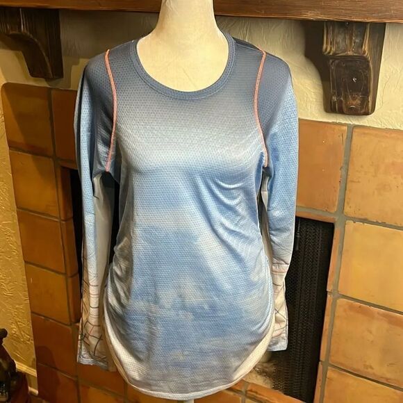 Lucky in Love Celestial Geo Long Sleeve Top Blue Bell, M! - Picture 1 of 7